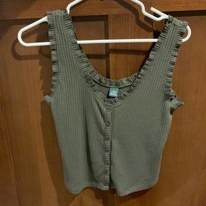 Wild Fable Green Tank Top